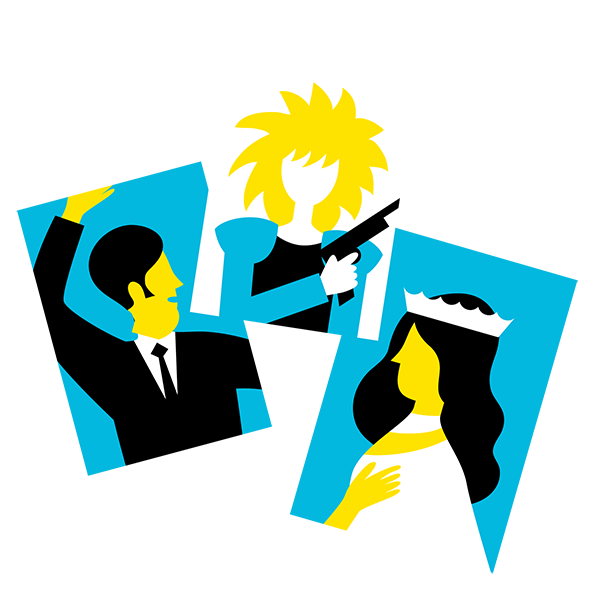 "声の仕事を支えるキャスティングのイメージイラスト"